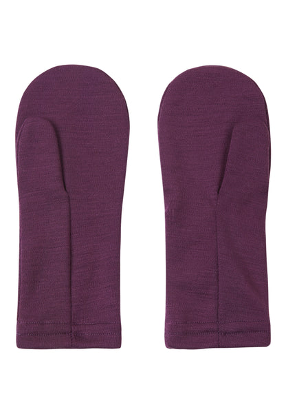 Reima Eino Strickfäustlinge Deep Purple Vorderansicht
