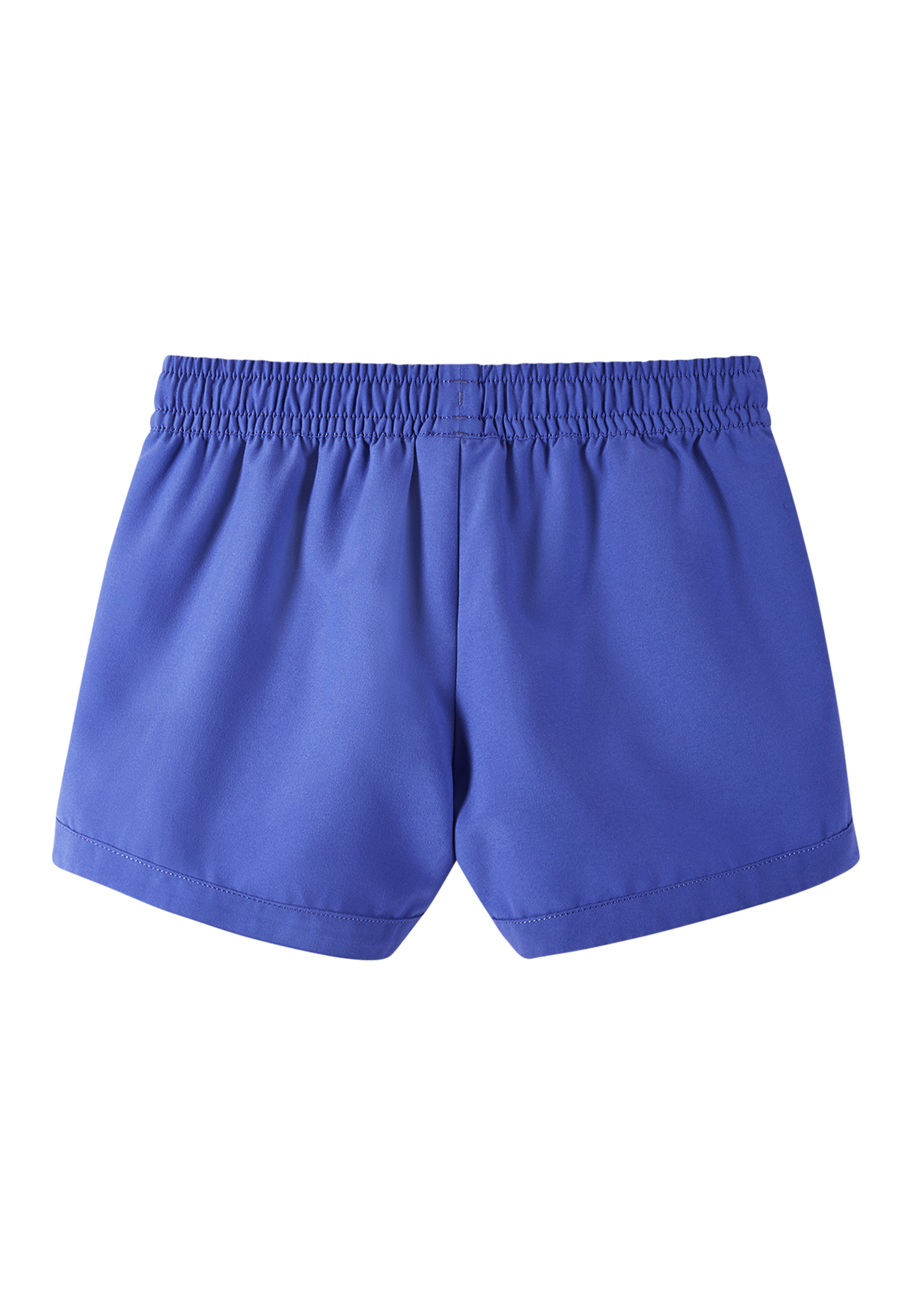 Rücseite der Reima Nauru Badeshorts – in Lila mit UV-Schutz