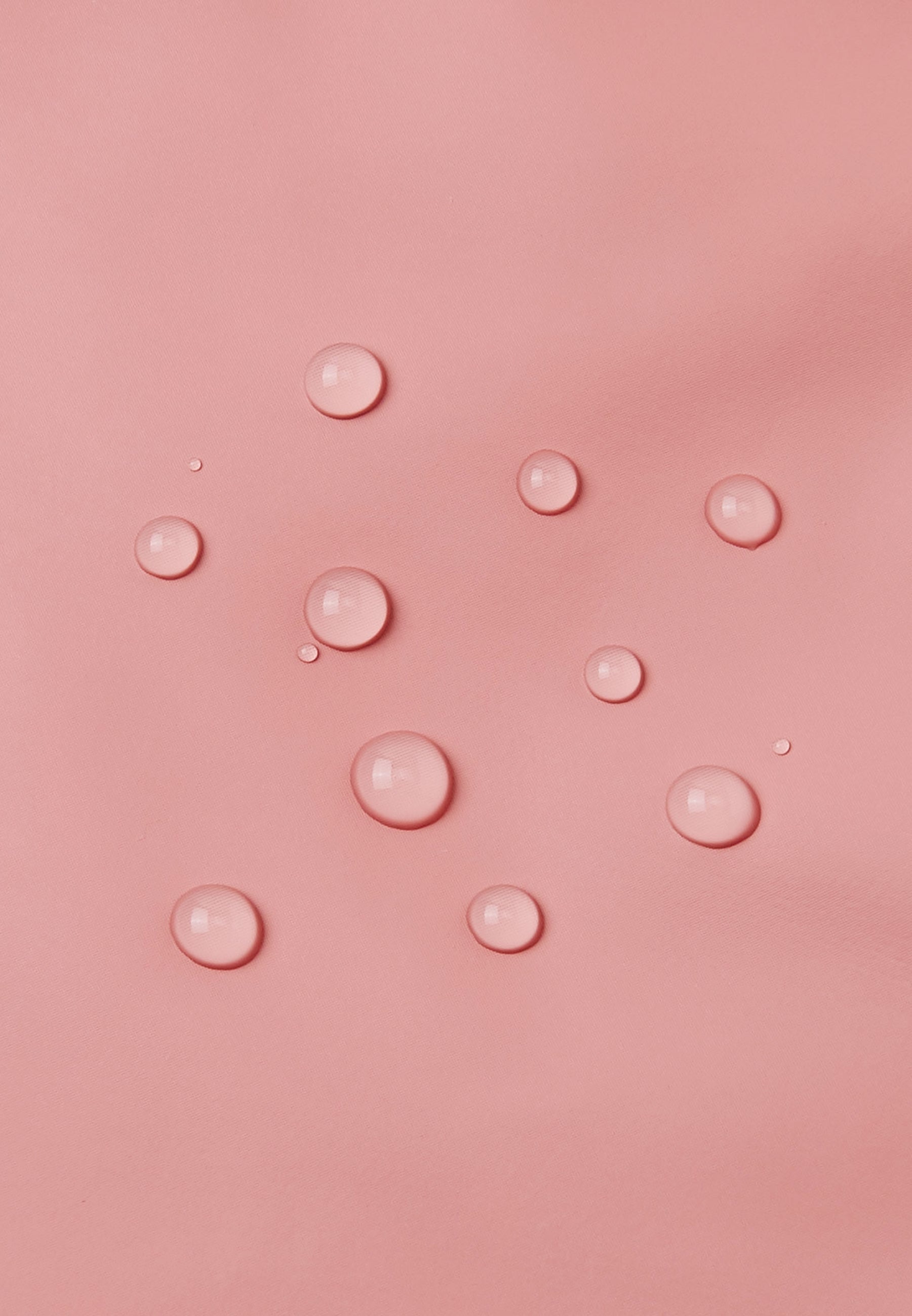 Detail wasserabweisendes Material Reima Regenhut Rainy Rose Blush
