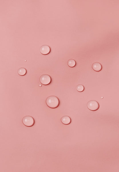 Detail wasserabweisendes Material Reima Regenhut Rainy Rose Blush