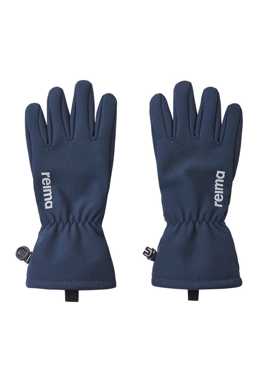Reima Softshell Handschuhe Tehden Navy für Kinder im Bärechind Winterthur Zürich Schweiz Vorderansicht