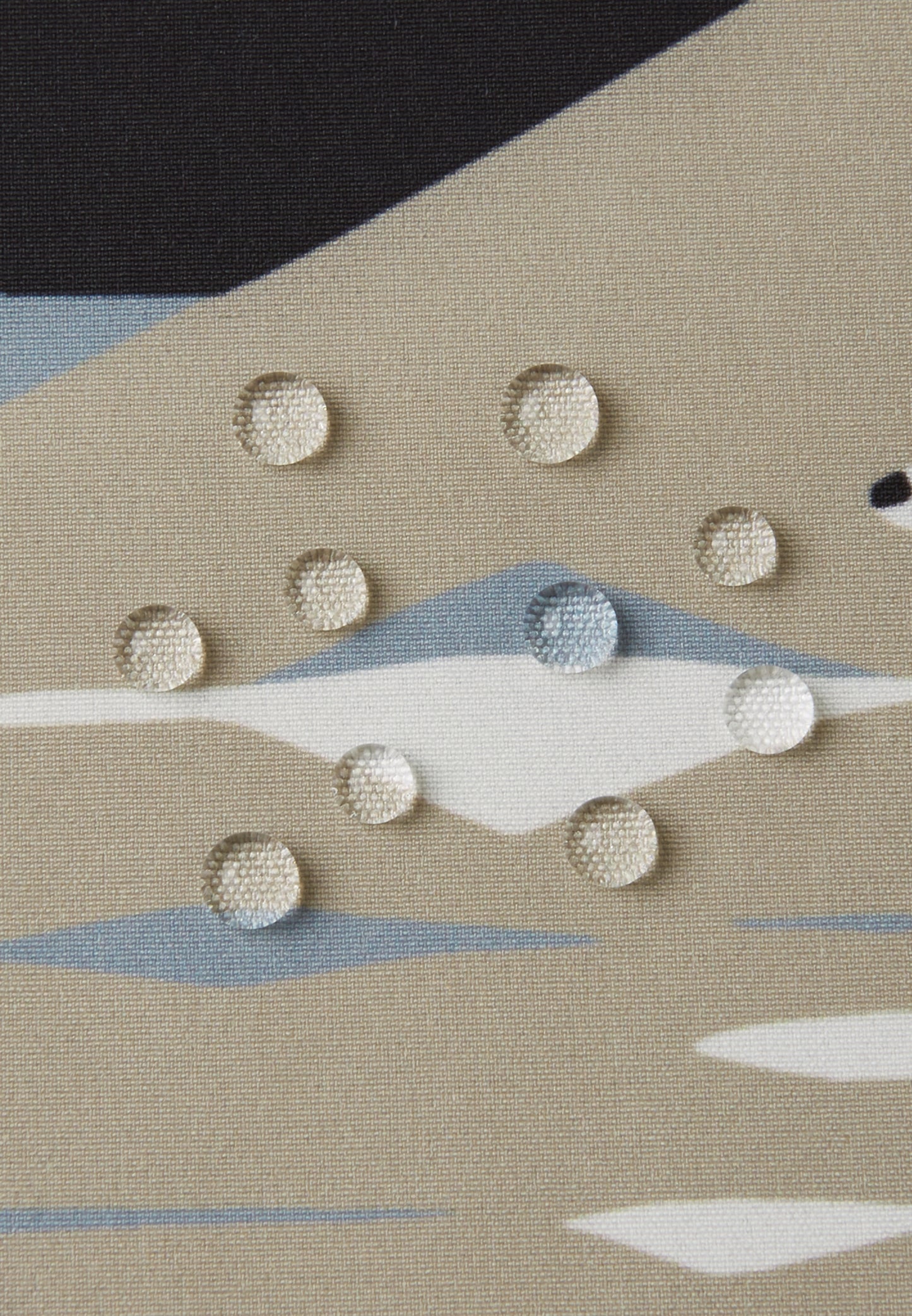 Detail wasserabweisendes Softshell-Material Reima Vantti Earthy Beige