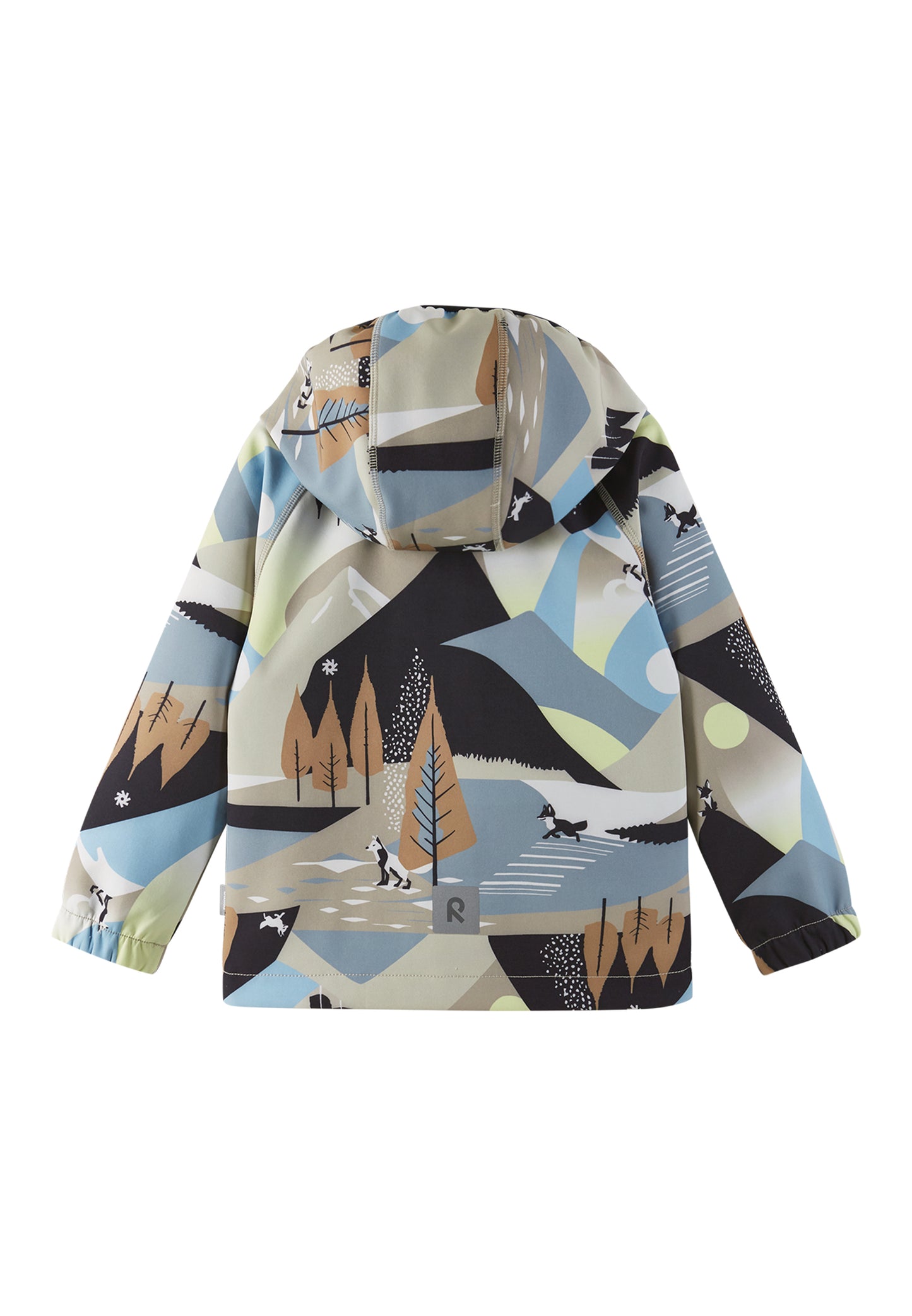 Reima Softshell-Jacke Vantti Earthy Beige Rückansicht