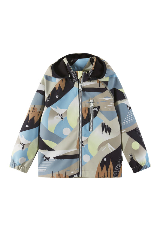 Reima Softshell-Jacke Vantti Earthy Beige Vorderansicht