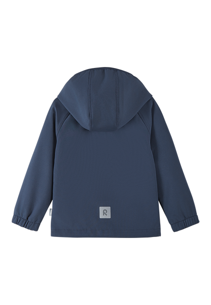 Reima Softshell-Jacke Vantti Navy Rückansicht