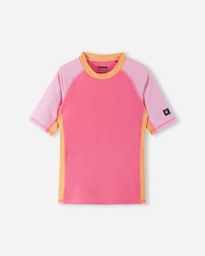Reima UV Shirt Kinder Joonia Soft Coral UV Schutz 50+ nachhaltige Bademode Schwei