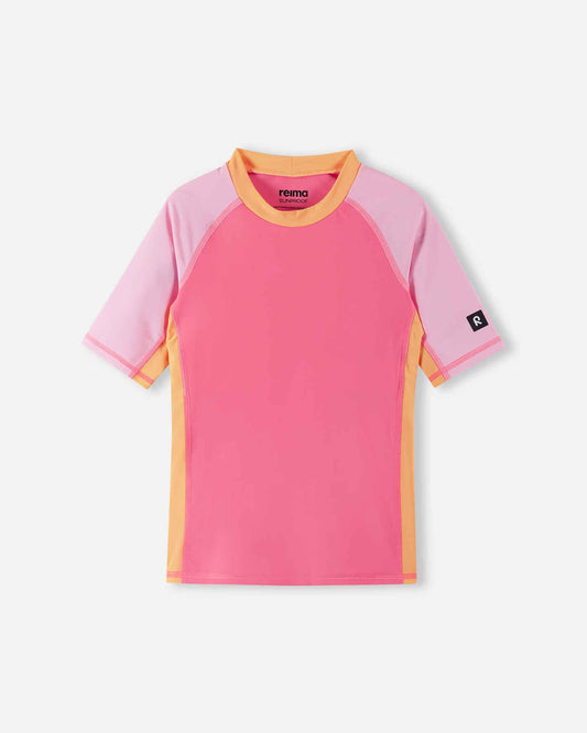 Reima UV Shirt Kinder Joonia Soft Coral UV Schutz 50+ nachhaltige Bademode Schwei