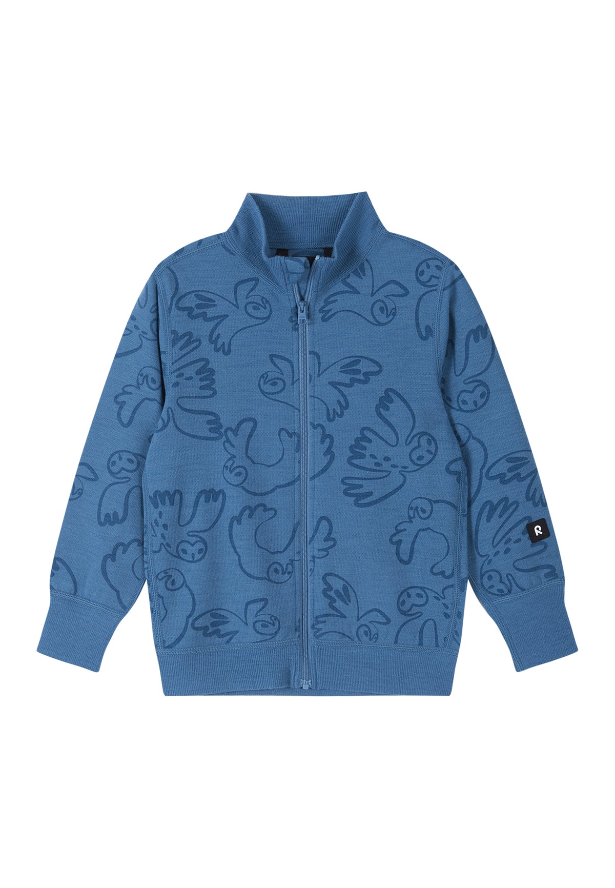 Reima Wolljacke Mahin Blue Ocean Vorderansicht im Bärechind Winterthur Zürich Schweiz