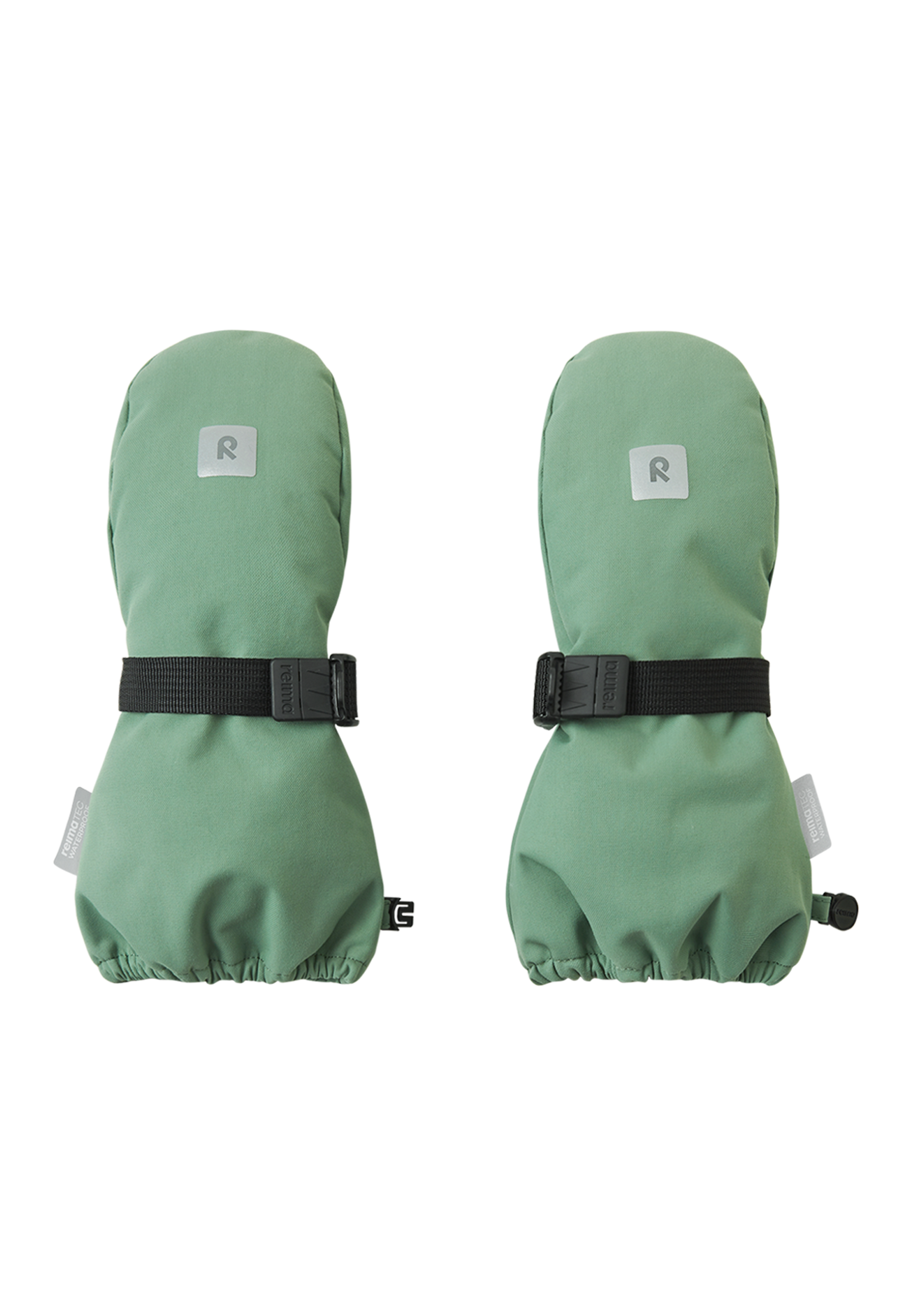 Wasserdichte reimatec faustlinge ote green clay fuer kinder im baerechind winterthur zuerich schweiz vorderansicht