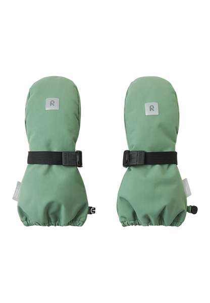 Wasserdichte reimatec faustlinge ote green clay fuer kinder im baerechind winterthur zuerich schweiz vorderansicht