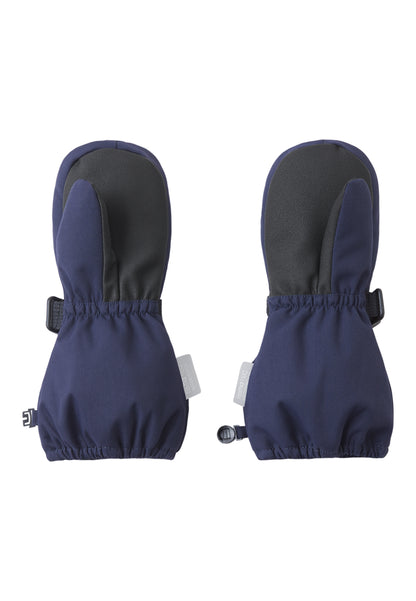 Reimatec faustlinge ote navy rueckansicht mit reflektierendem label