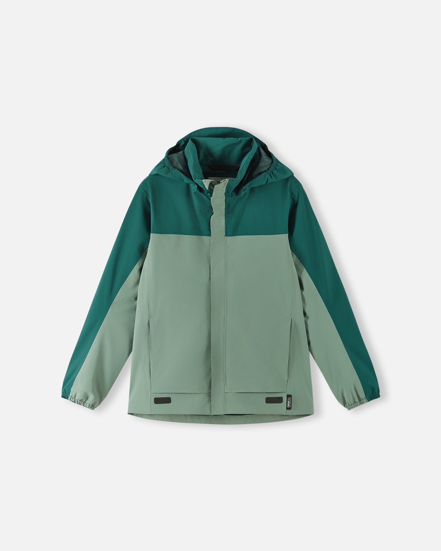 ReimaTec Kinder Regenjacke Salmi in Stone Green – wasserdicht und winddicht