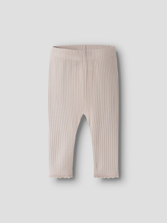 NAME IT Ripp Leggings aus Baumwolle in Beige für Baby, im Bärechind Winterthur Zürich Schweiz kaufen
