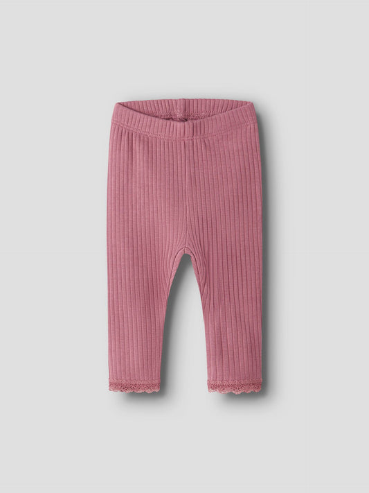 NAME IT Ripp Leggings aus Baumwolle in Rosa für Baby, im Bärechind Winterthur Zürich Schweiz kaufen