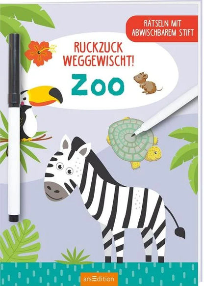 Buchcover Ruckzuck weggewischt! Zoo von Petra Theissen