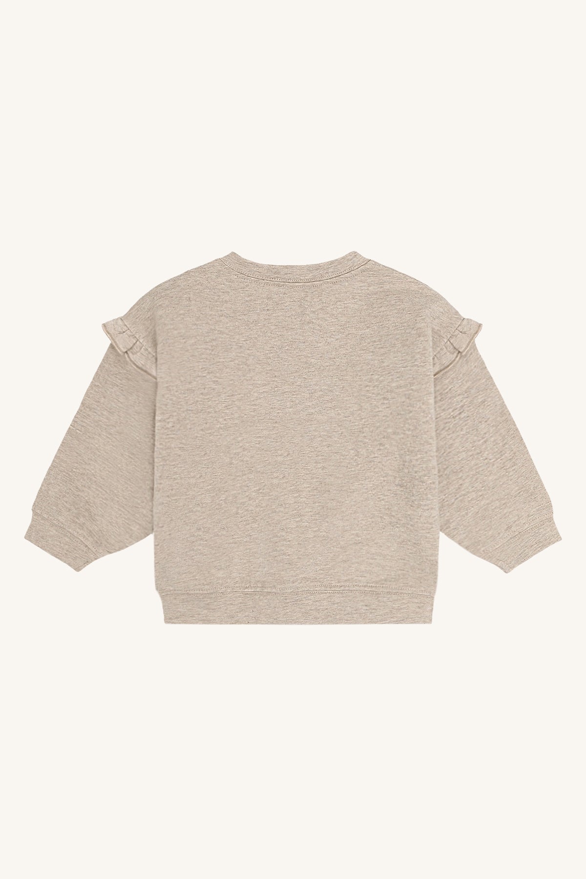 Sara Sweatshirt aus weich aufgerauter Baumwolle, Rückansicht