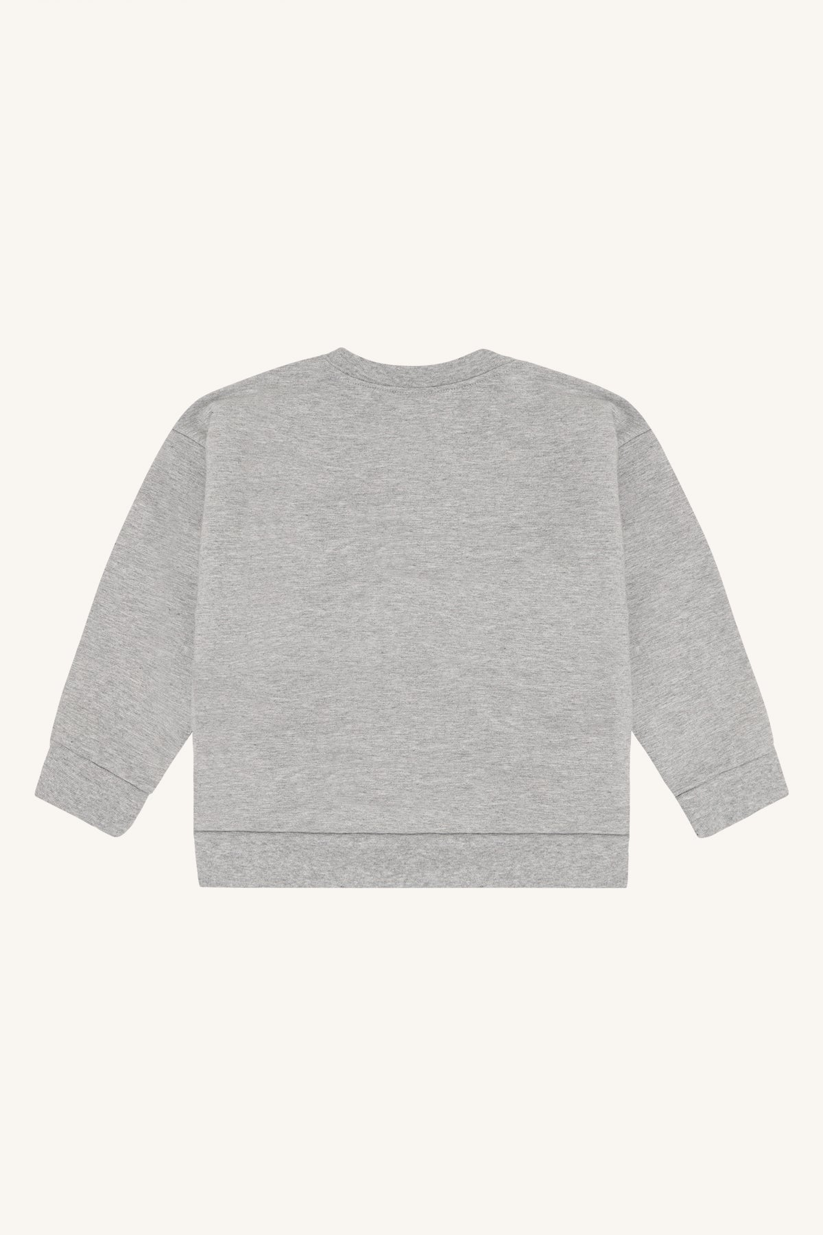 Sejer Sweatshirt aus weich angerauter Baumwolle, Rückansicht ohne Print