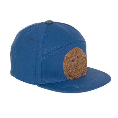 Kinder Skater Cap „Smile blue“ von Lässig – mit 3D-Smiley-Stickerei auf der Seite