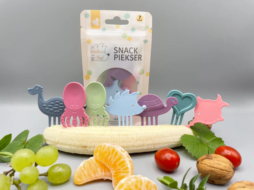 Snack-Piekser Sweet Softies Set in sanften Pastellfarben, erhältlich bei Bärechind in Winterthur Zürich Schweiz.
