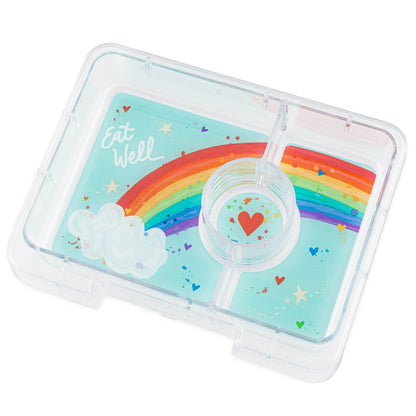 Kinder Snackbox mit Regenbogen-Design – ideal für Kindergarten und Schule