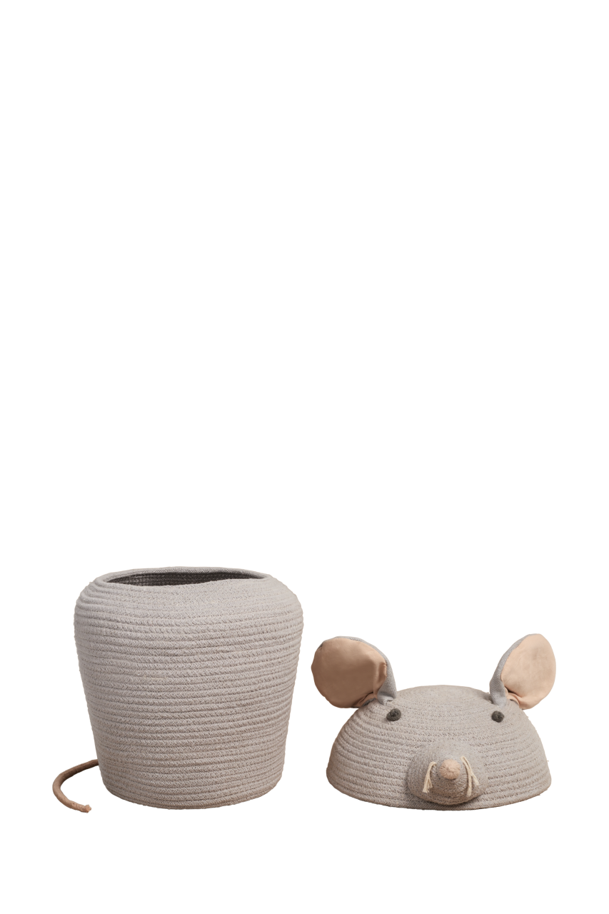 Aufbewahrungskörb mit Deckel Renata die Ratte, Lorena Canals, Bärechind Winterthur, Zürich Schweiz.