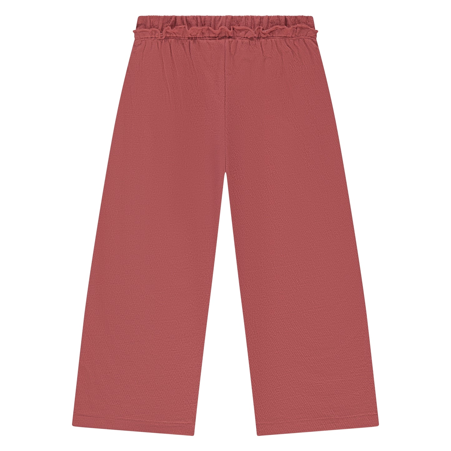 Rückansicht der Kinderhose von Stains & Stories in Ruby mit bequemem Schnitt im Bärechind