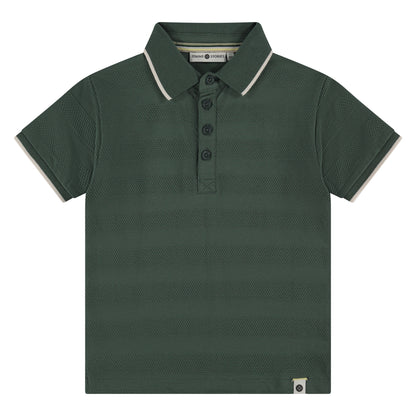 Jungen Polo-Shirt Classic Bottle in Flaschengrün mit Knopfleiste & Kontrastkragen. Hochwertige Baumwolle, atmungsaktiv & stilvoll für Alltag & Schule in Winterthur, Zürich, Schweiz.