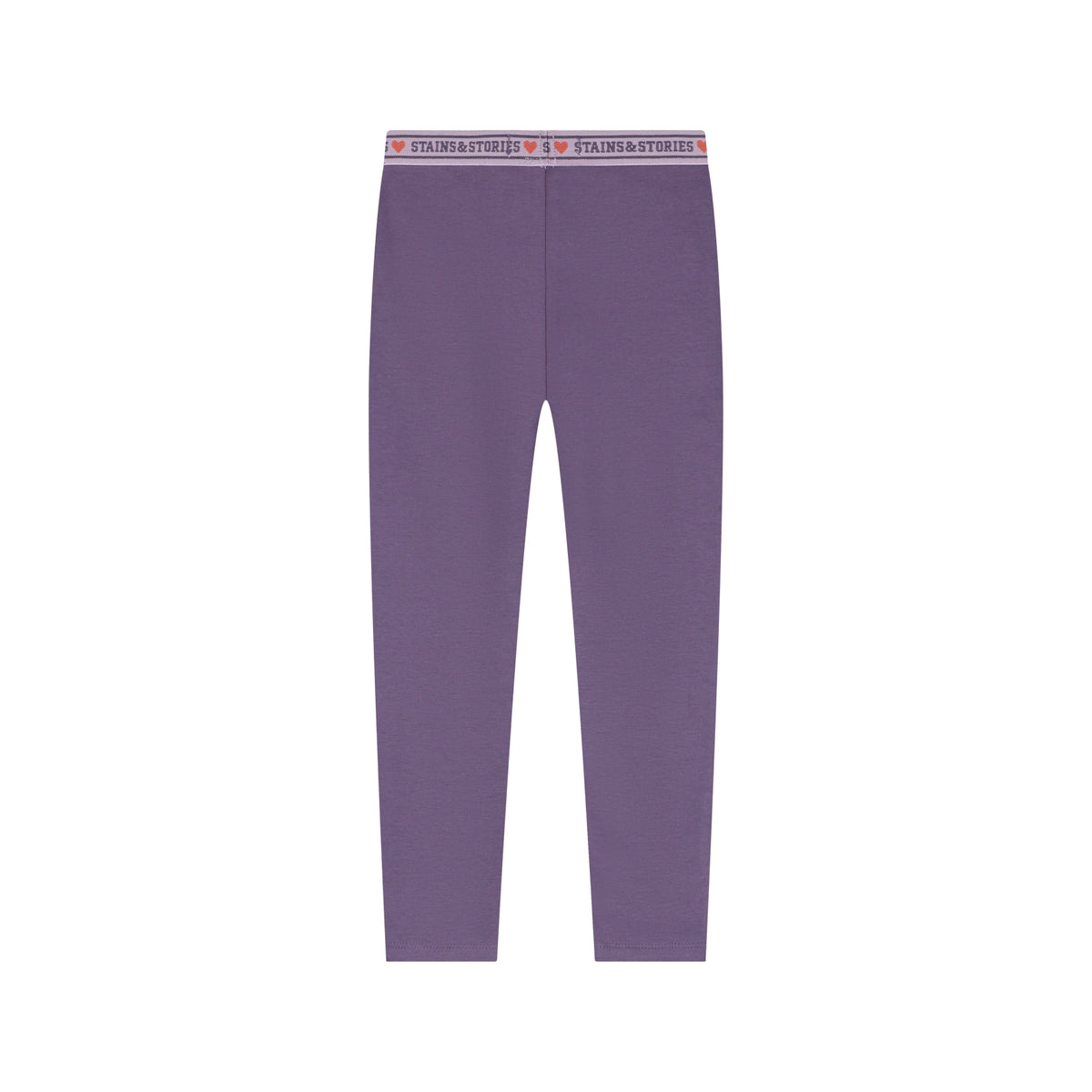 Gefütterte Leggings in Lilac aus 95% Baumwolle, Rückansicht