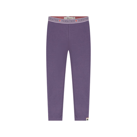 Gefütterte Leggings in Lilac, Vorderansicht