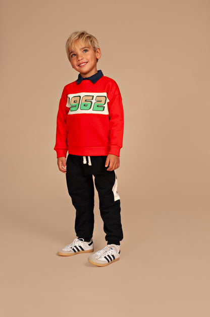 Stains & Stories Sweatshirt Retro-Print, erhältlich bei Bärechind