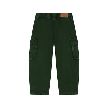 Weite Jeans in forest, Detailansicht der Taschen