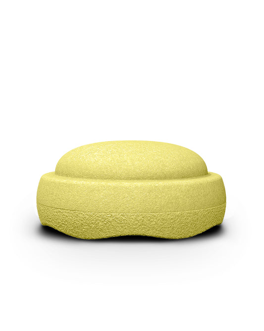 Stapelstein in Pastel Light Yellow – fürs kreative Spiel bim Bärechind in Winti, nachhaltigkeit für all.