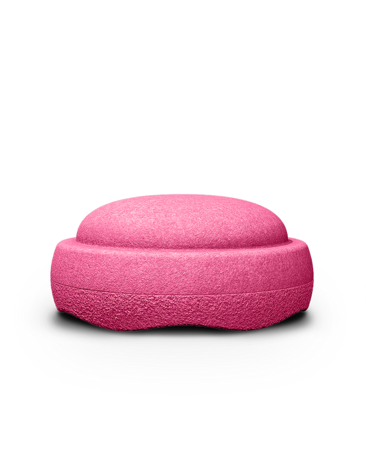 Stapelstein in kräftigem Pink – nachhaltiges Bewegungsspielzeug ab 1 Jahr. Jetzt im Bärechind in Winterthur entdecken.