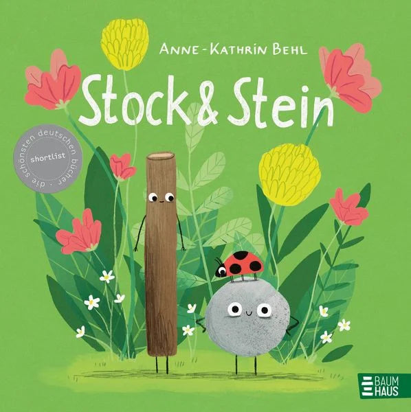 Cover des Bilderbuchs Stock und Stein von Anne-Kathrin Behl, erschienen im Baumhaus Verlag