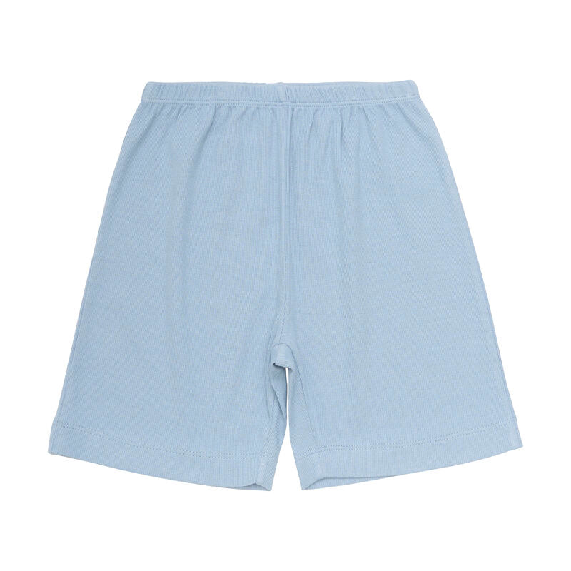 Blaue Shorts aus Bambus-Viskose, Teil des Summer Pyjamas Set für Jungs von CeLaVi, leicht und angenehm.