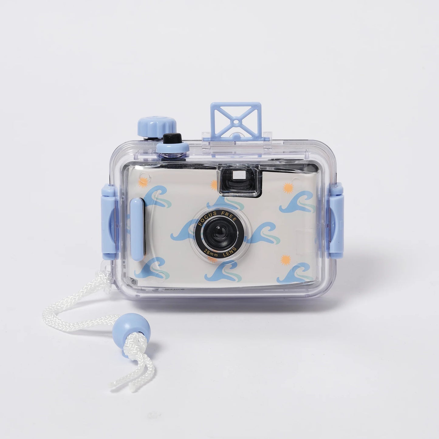 SunnyLife Unterwasserkamera Blue Wave – analoge 35mm Kamera mit Schutzgehäuse