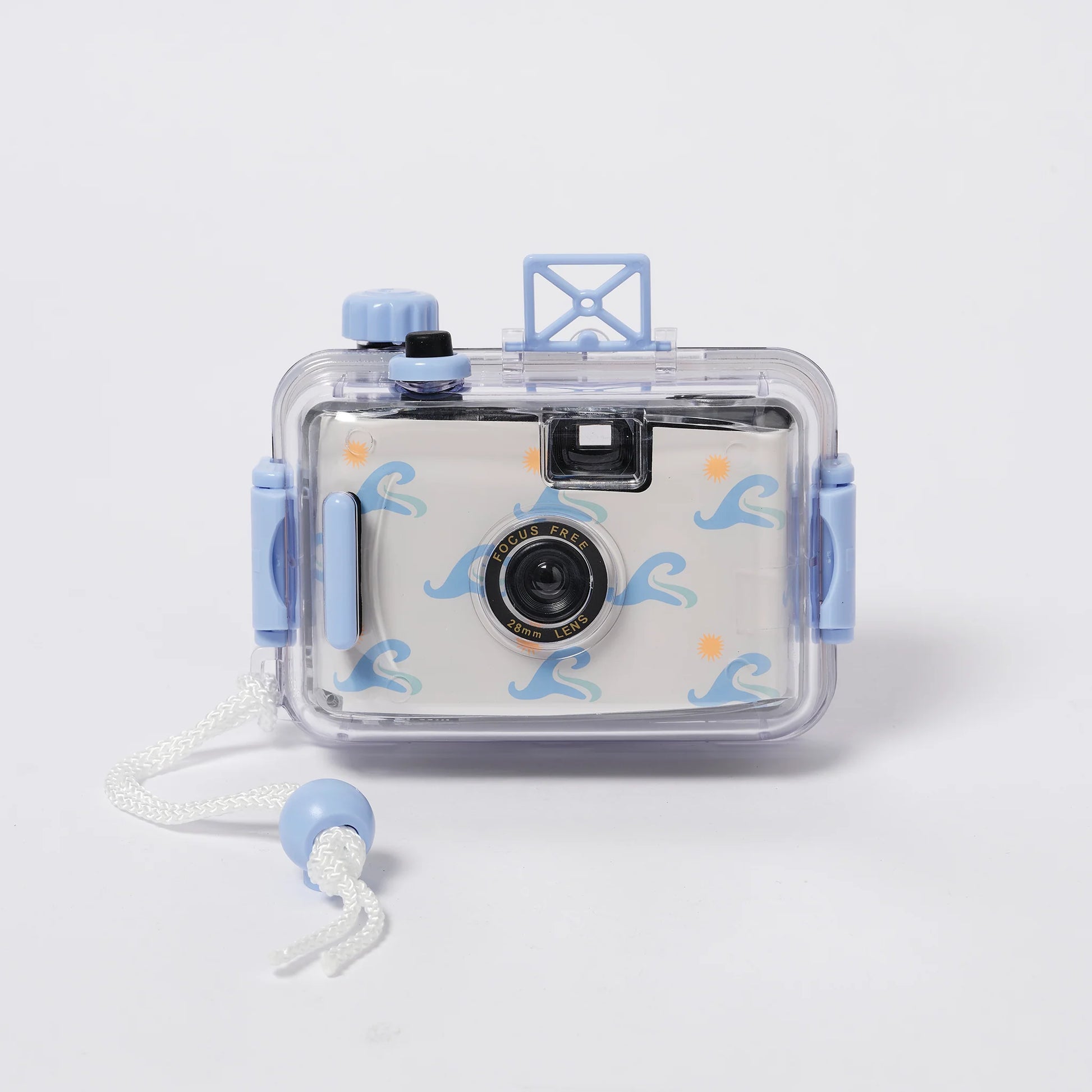 SunnyLife Unterwasserkamera Blue Wave – analoge 35mm Kamera mit Schutzgehäuse