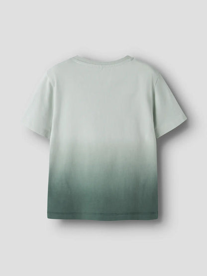 NAME IT grünes Kinder T-Shirt mit Farbverlauf Rückansicht, im Bärechind Winterthur Zürich Schweiz kaufen