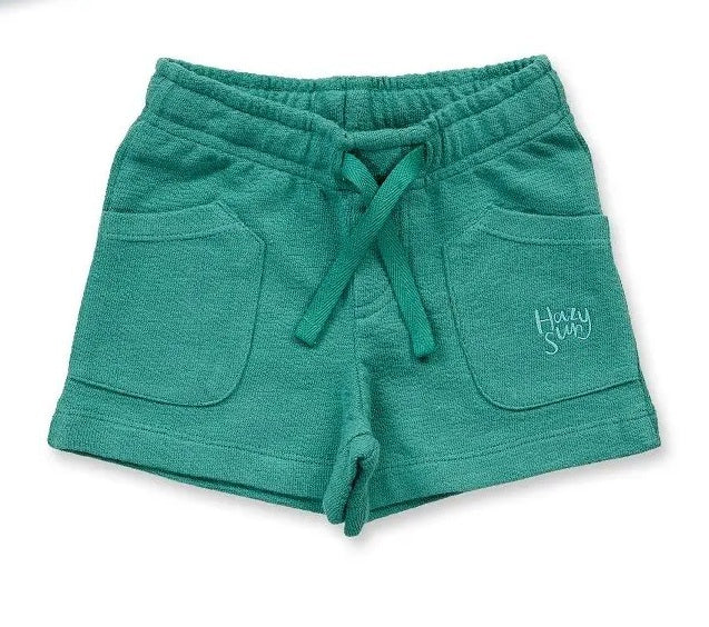 Terry Shorts aus 100% Baumwolle in mint von Sense Organics, erhältlich im Bärechind in Winterthur, Zürich, Schweiz.