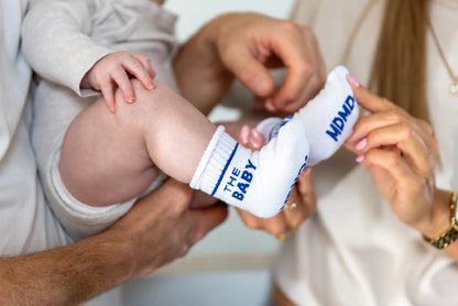My Day My Dream Babysocken The Baby in Blau, Detailansicht