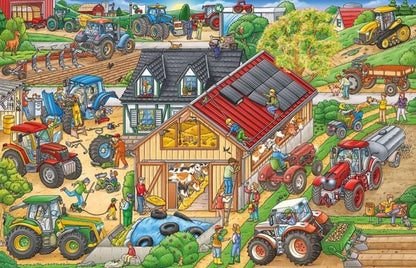 Traktor Wimmelbuch vom Wimmelbuch Verlag, erhältlich bei Bärechind