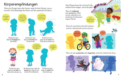 Usborne Mein erstes Stickerbuch, Gefühle, Stickerspass rund um Emotionen bei Bärechind