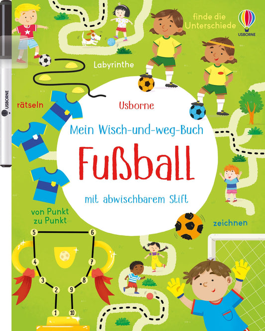 Cover von Mein Wisch-und-weg-Buch, Fussball