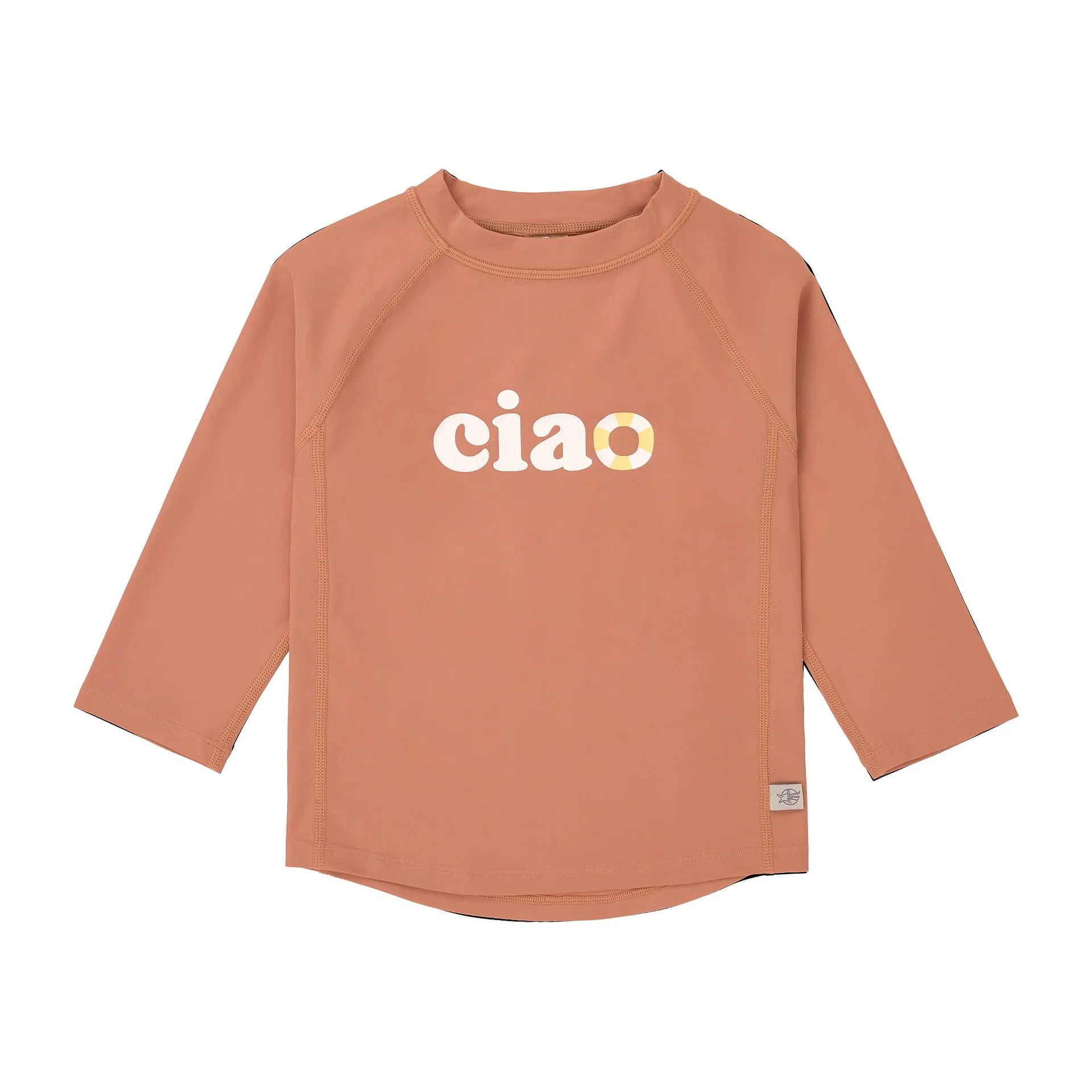 Kinder UV Shirt langarm in clay mit Print von Lässig bei Bärechind Winterthur Zürich Schweiz