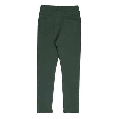 Nachhaltige Walkiddy Leggings für Kinder in Piquant Green – Seitenansicht, Bärechind Winterthur Schweiz