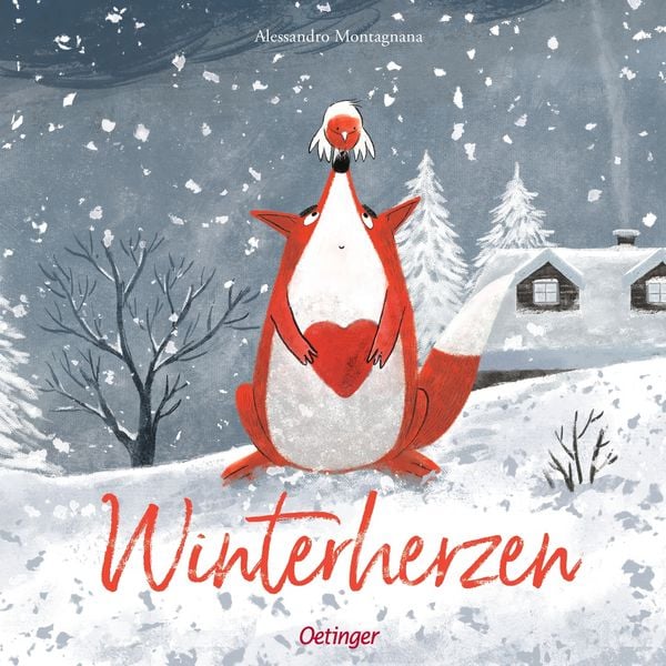 „Winterherzen Kinderbuch – liebevoll illustriertes Bilderbuch über Freundschaft im Winter“