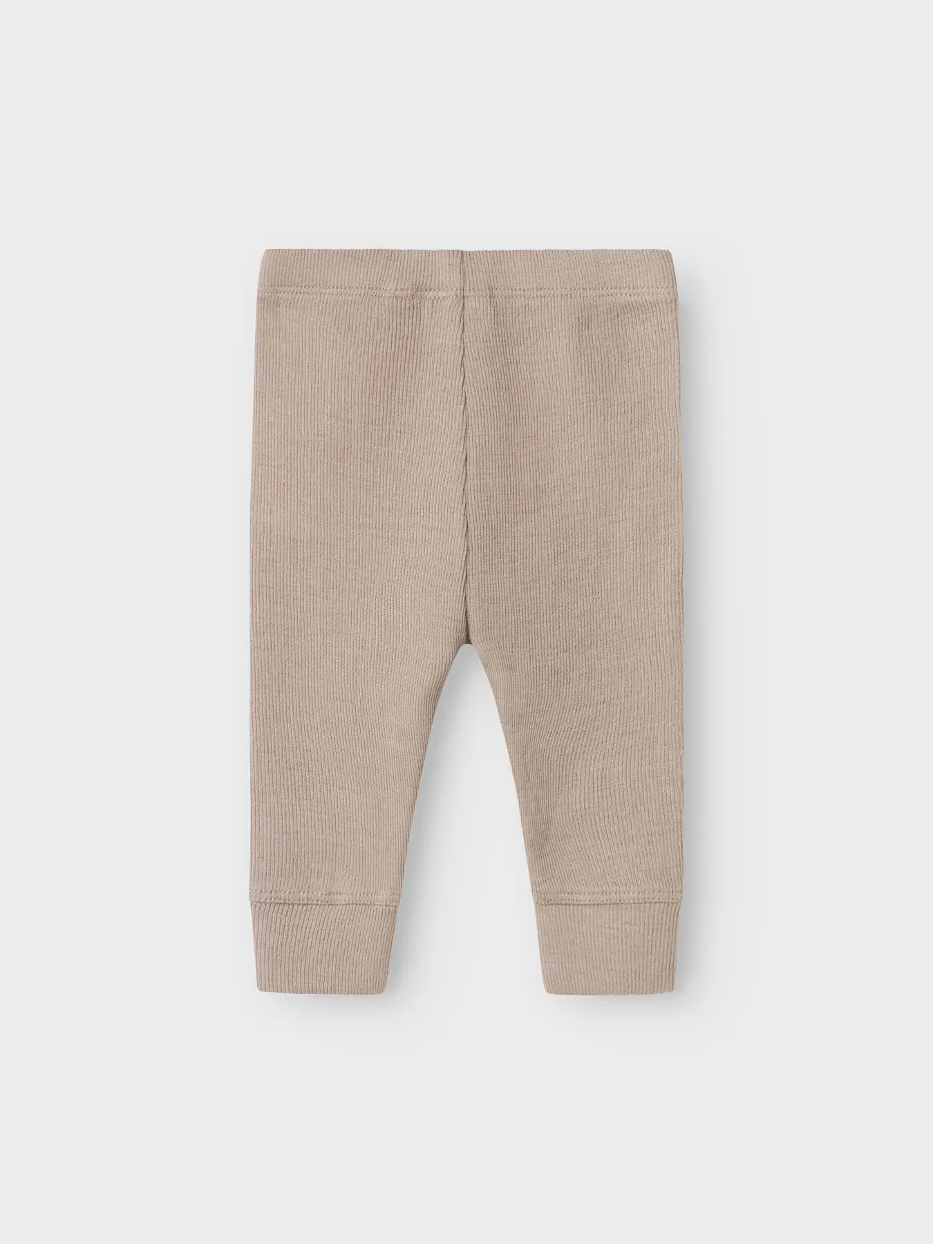Beigefarbene Wolle-Seide Leggings für Babys, Rückansicht – Bärechind, Winterthur, Zürich Schweiz.