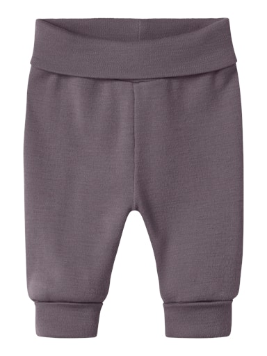 Wollhose mit Bund in Violet aus Merinowolle – NAME IT bei Bärechind Winterthur, Zürich, Schweiz