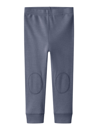 Wollleggings in graublau, flachliegend, Vorderseite, Bärechind, Winterthur, Zürich Schweiz