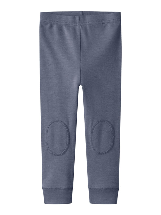 Wollleggings in graublau, flachliegend, Vorderseite, Bärechind, Winterthur, Zürich Schweiz